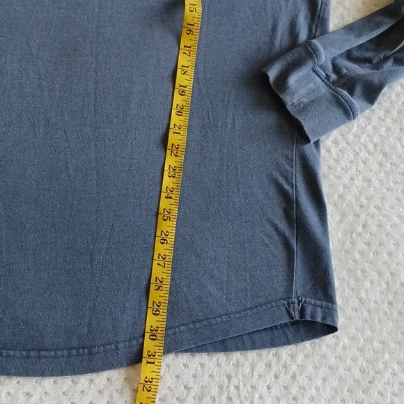 Vintage Levi's Blue Long Sleeve Shirt - XL - Cotton/Polyester blend - Picture 5 of 8